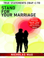 True Statements (1849 +) to Stand for Your Marriage