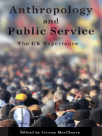 Anthropology and Public Service: The UK Experience
