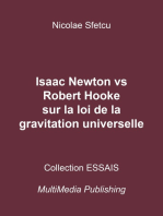 Isaac Newton vs Robert Hooke sur la loi de la gravitation universelle