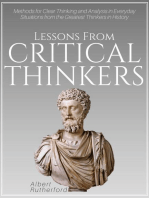 Lessons from Critical Thinkers: The Critical Thinker, #2