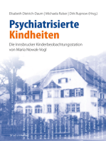 Psychiatrisierte Kindheiten: Die Innsbrucker Kinderbeobachtungsstation von Maria Nowak-Vogl