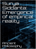 Surya Siddanta: Emergence of Empirical Reality