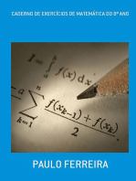 Caderno De Exercícios De Matemática Do 8º Ano
