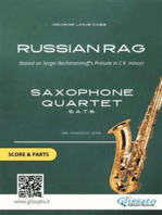 Russian Rag - Saxophone Quartet score & parts