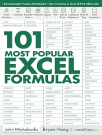 101 Most Popular Excel Formulas: 101 Excel Series, #1