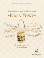 Gramática descriptiva básica del nasa yuwe: Lengua indígena colombiana