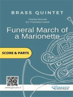 Funeral march of a Marionette - Brass Quintet score & parts