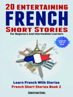 20 Entertaining French Short Stories For Beginners And Intermediate Learners: Learn French With Stories Easy French Short Stories Book 2   Polish Your Listening and Reading Skills in French