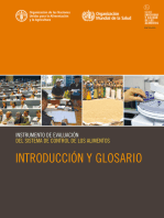 Instrumento de evaluación del sistema de control de los alimentos: Introducción y glosario