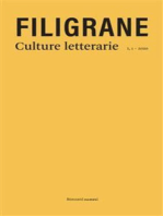 Filigrane. Culture letterarie