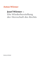 Josef Wirmer: Die Wiederherstellung der Herrschaft des Rechts