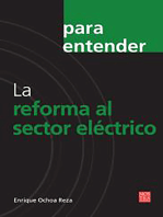 La reforma al sector eléctrico
