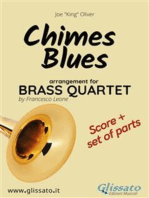 Chimes Blues - Brass Quartet score & parts