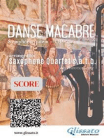 Saxophone Quartet "Danse Macabre" score