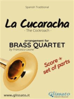 La Cucaracha - Brass Quartet score & parts: The Cockroach