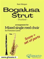 Bogalusa strut - mixed single reed choir score & parts: Dixieland