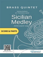 Sicilian Medley - Brass Quintet score & parts: popular songs