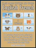 3 - Animals - Flash Cards Pictures and Words English French