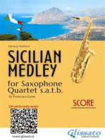 Saxophone Quartet Score satb