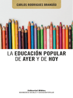 La educación popular de ayer y de hoy