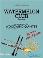 Watermelon Club - Woodwind Quintet score & parts: Ragtime