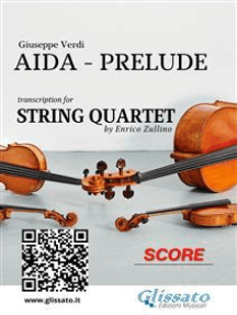 String Quartet score: Aida - Prelude