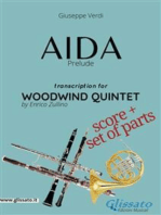 Aida (prelude) Woodwind Quintet - Score & Parts