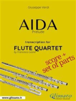 Aida (prelude) Flute Quartet - Score & Parts