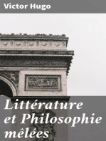 Littérature et Philosophie mêlées