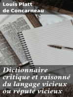 Dictionnaire critique et raisonné du langage vicieux ou réputé vicieux