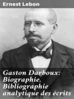 Gaston Darboux: Biographie, Bibliographie analytique des écrits