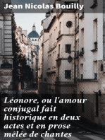 Léonore, ou l'amour conjugal fait historique en deux actes et en prose mêlée de chantes