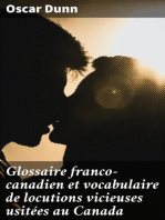 Glossaire franco-canadien et vocabulaire de locutions vicieuses usitées au Canada