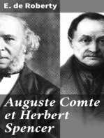 Auguste Comte et Herbert Spencer: Contribution à l'histoire des idées philosophiques au XIXe siècle