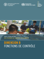 Outil d'évaluation des systèmes de contrôle des aliments: Dimension B – Fonctions de contrôle