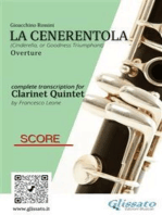 Score of "La Cenerentola" for Clarinet Quintet