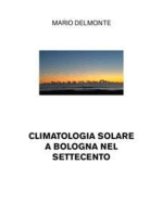 Climatologia solare a Bologna nel Settecento