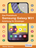 Das Praxisbuch Samsung Galaxy M31 - Anleitung für Einsteiger978-3-96469-105-7