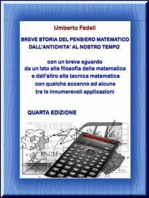 Breve storia del pensiero matematico dall'antichità al nostro tempo