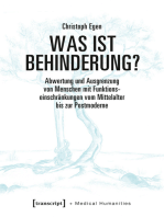 Was ist Behinderung?: Abwertung und Ausgrenzung von Menschen mit Funktionseinschränkungen vom Mittelalter bis zur Postmoderne