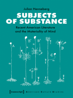 Subjects of Substance: Recent American Literature and the Materiality of Mind