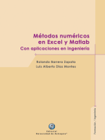Métodos numéricos en Excel y Matlab: Con aplicaciones en ingeniería