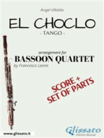 El Choclo - Bassoon Quartet score & parts: Tango