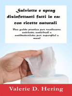 Salviette e spray disinfettanti fatti in casa con ricette naturali