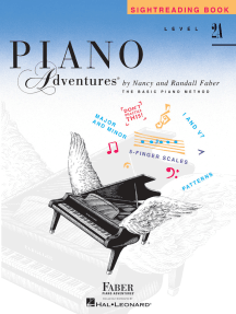 Level 2A - Sightreading Book: Piano Adventures®