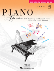 Level 2B - Sightreading Book: Piano Adventures®