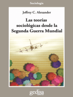 Las teorías sociológicas desde la Segunda Guerra Mundial