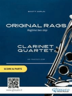 Clarinet Quartet score & parts: Original Rags: ragtime two step