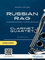 Russian Rag - Clarinet Quartet score & parts