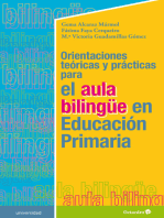 Orientaciones teóricas y prácticas para el aula bilingüe en Educación Primaria